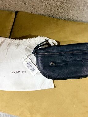Hammitt Charlie’s Crossbody Med Belt Bag with Silver Studs